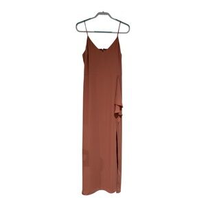 Express Y2K Terracotta Maxi Dress